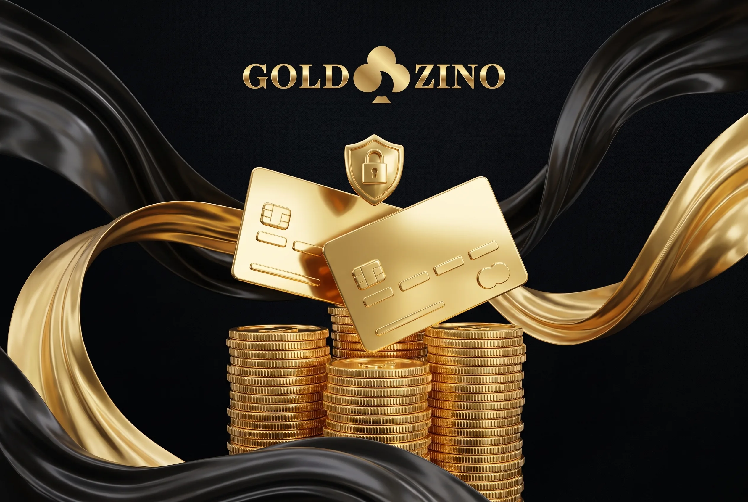 Carte e monete dorate per i pagamenti GoldZino